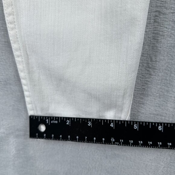 Guess Power Skinny Jeans Womens Size 27 Low Rise Denim Stretch White - Picture 10 of 11
